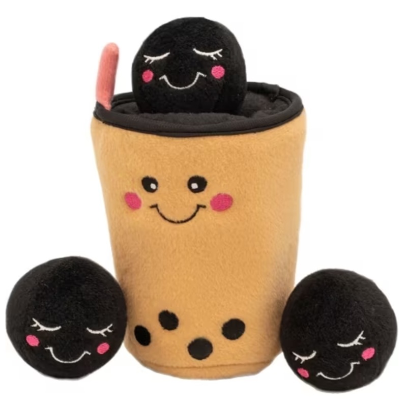 Zippy Paws Burrow Boba Milk Tea LG