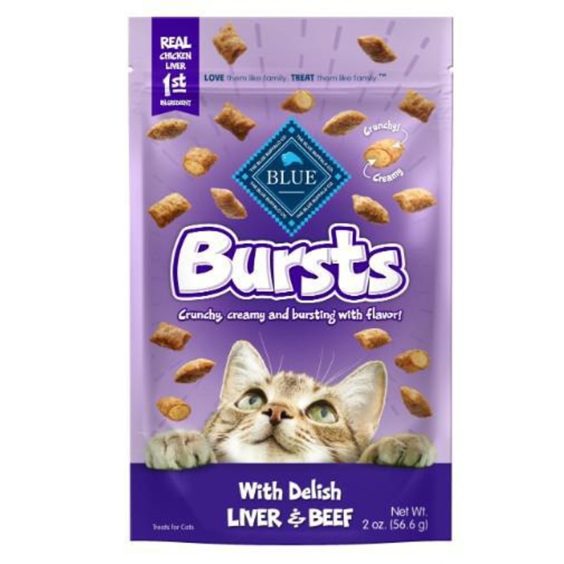 Blue Buffalo Buff Bursts Liver / Beef Cat Treat 2 oz