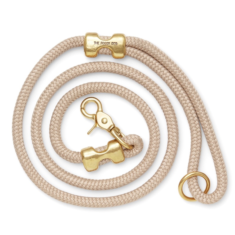 Flax Marine Rope Dog Leash|Standard 5ft|Petite 5ft
