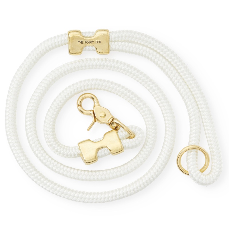 Ivory Marine Rope Dog Leash|Standard 5ft|Petite 5ft