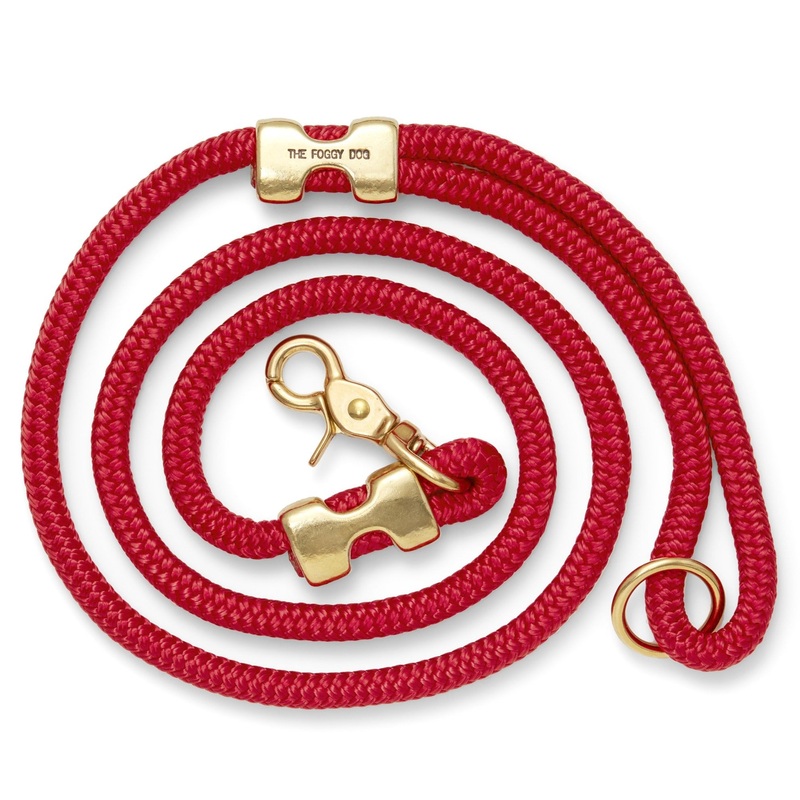 Ruby Marine Rope Dog Leash|Standard 5ft|Petite 5ft
