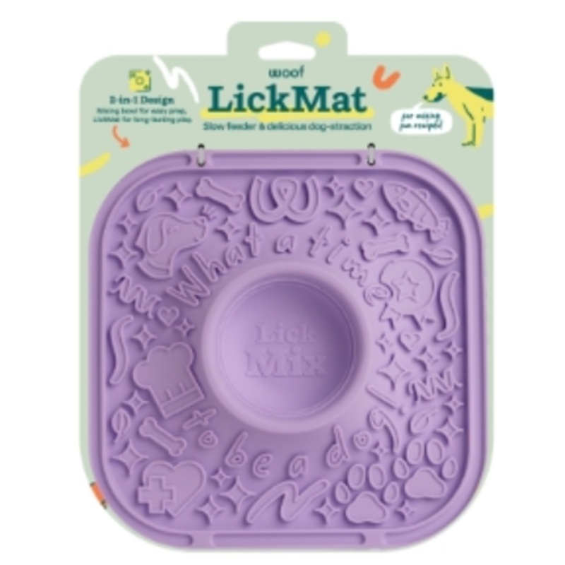 Woof Dog Lickmat – Lavendar