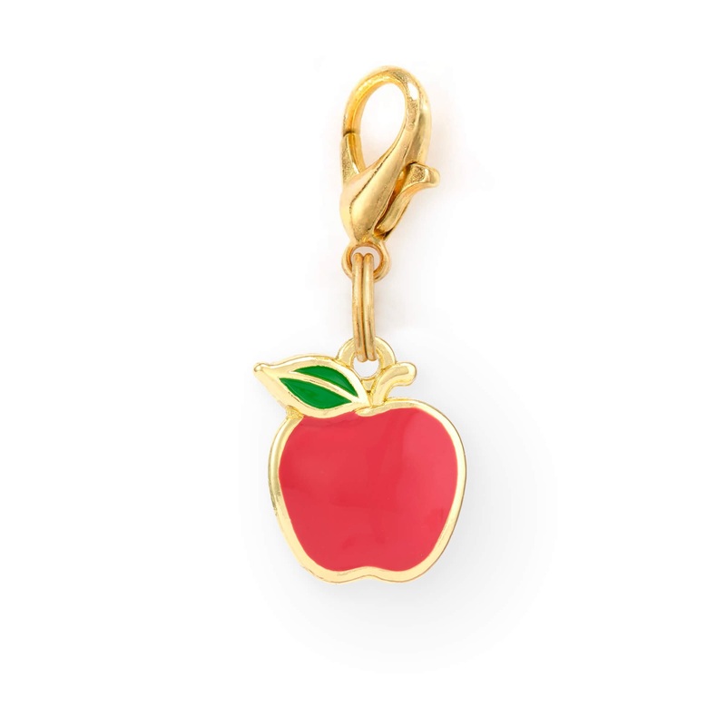 Apple Collar Charm|Charm Only|Charm + Pet Tag Keeper