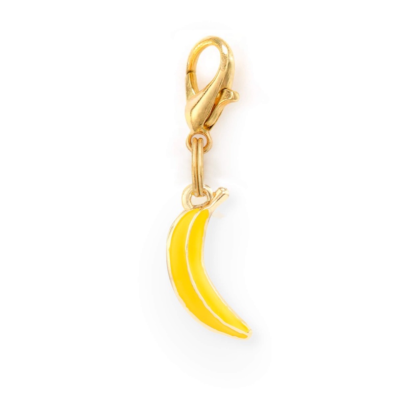 Banana Collar Charm|Charm Only|Charm + Pet Tag Keeper