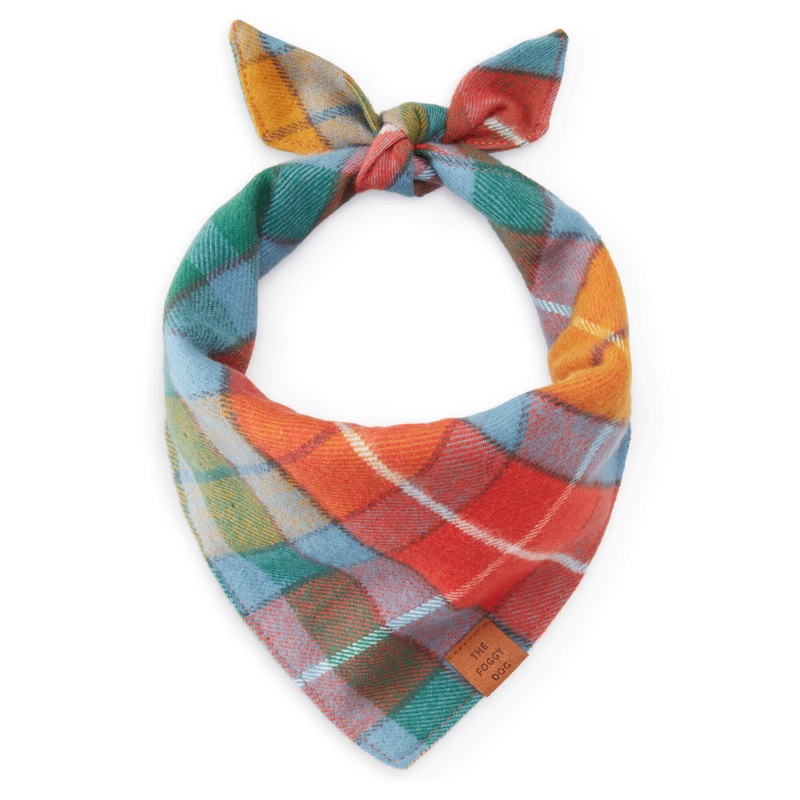 Buchanan Plaid Flannel Dog Bandana