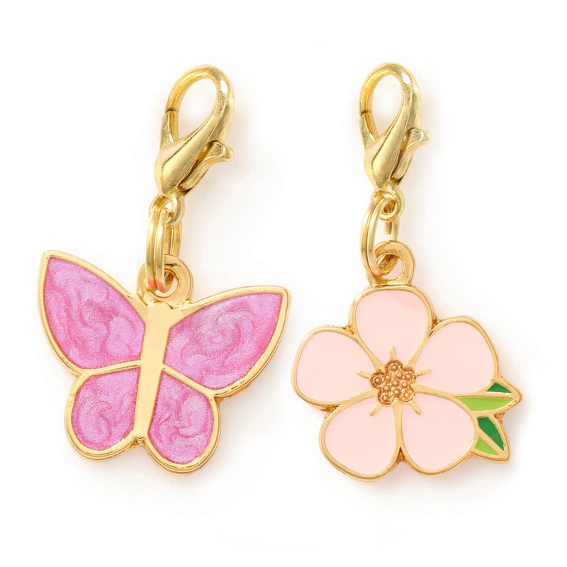 Butterfly Garden Collar Charm Set