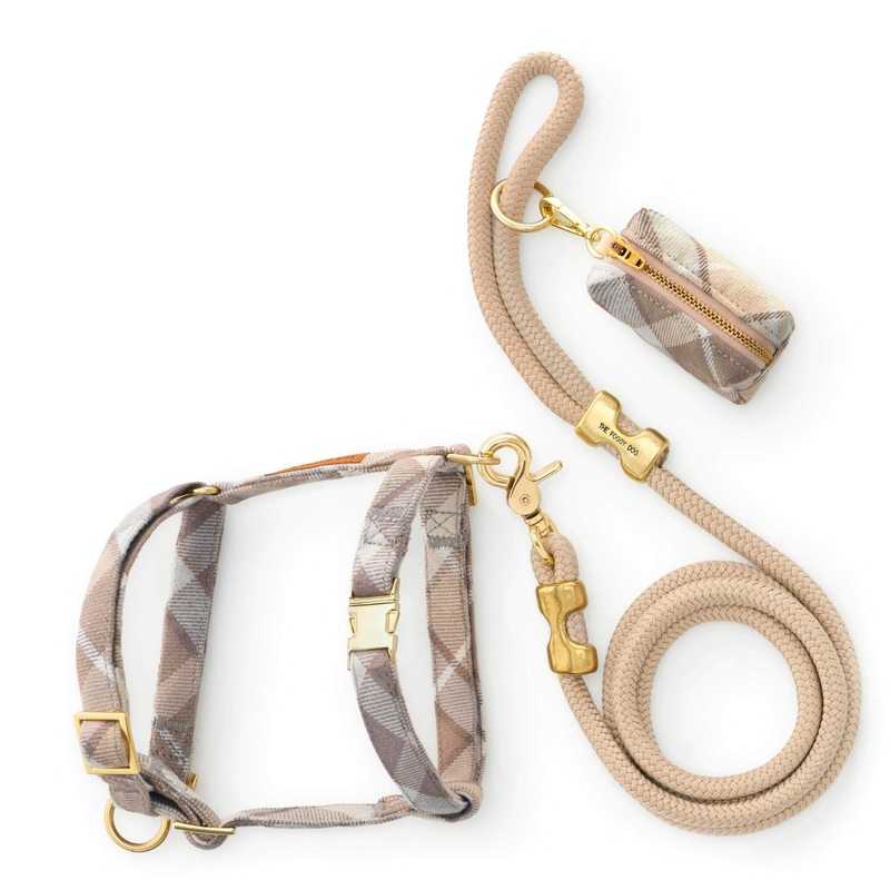 Andover Plaid Flannel Harness Walk Set