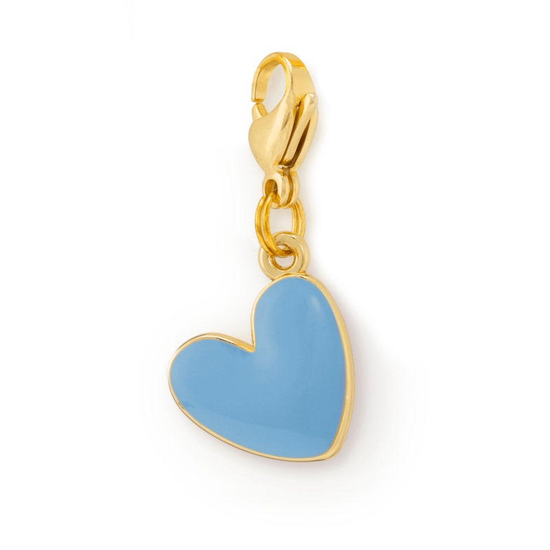 Blue Heart Collar Charm|Charm Only|Charm + Pet Tag Keeper