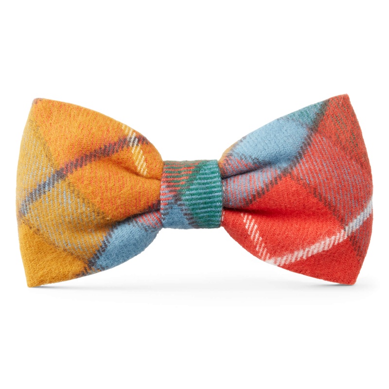 Buchanan Plaid Flannel Dog Bow Tie