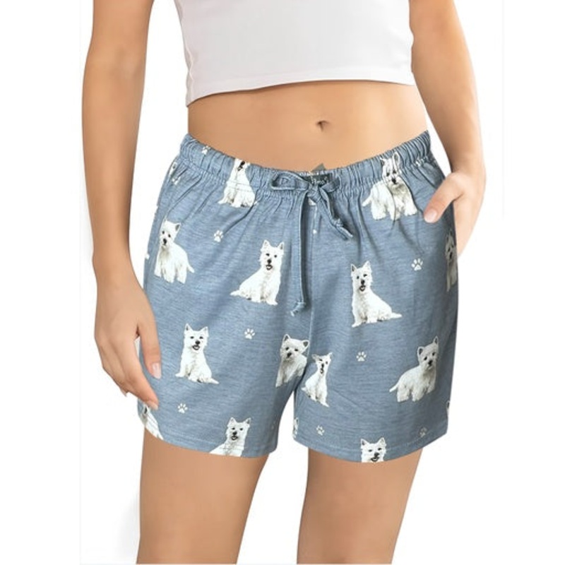 Westie Pajama Shorts – Soft!|Small|Medium|Large|XLarge