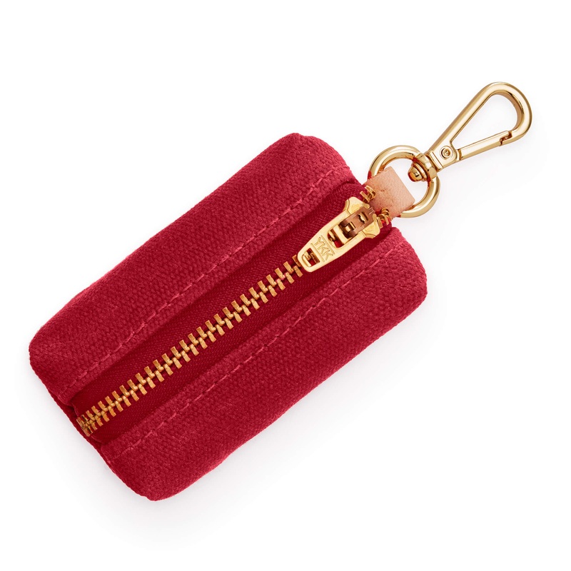 Wine Waxed Canvas Waste Bag Holder