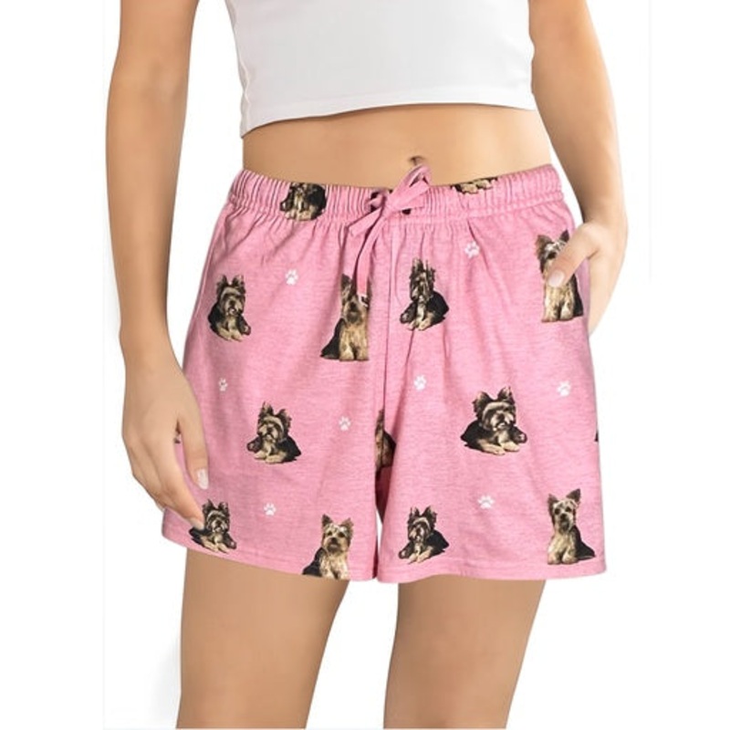 Yorkie Pajama Shorts – Soft!|Small|Medium|Large|XLarge