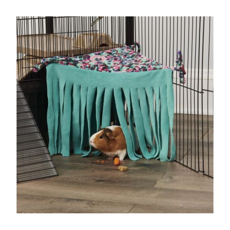 Corner Fleece Hideout for Small Animals