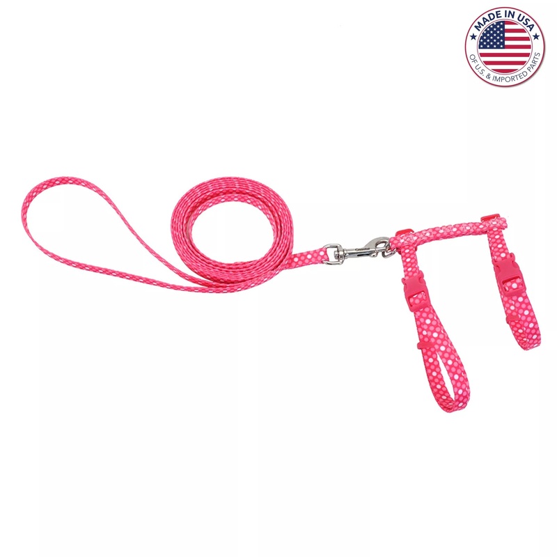 Figure H Fashion Adjustable Cat Harness and Leash Combo