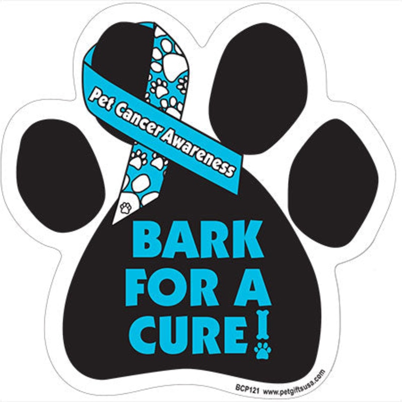 Bark For A Cure Pet Cancer Awareness – Paw Magnet