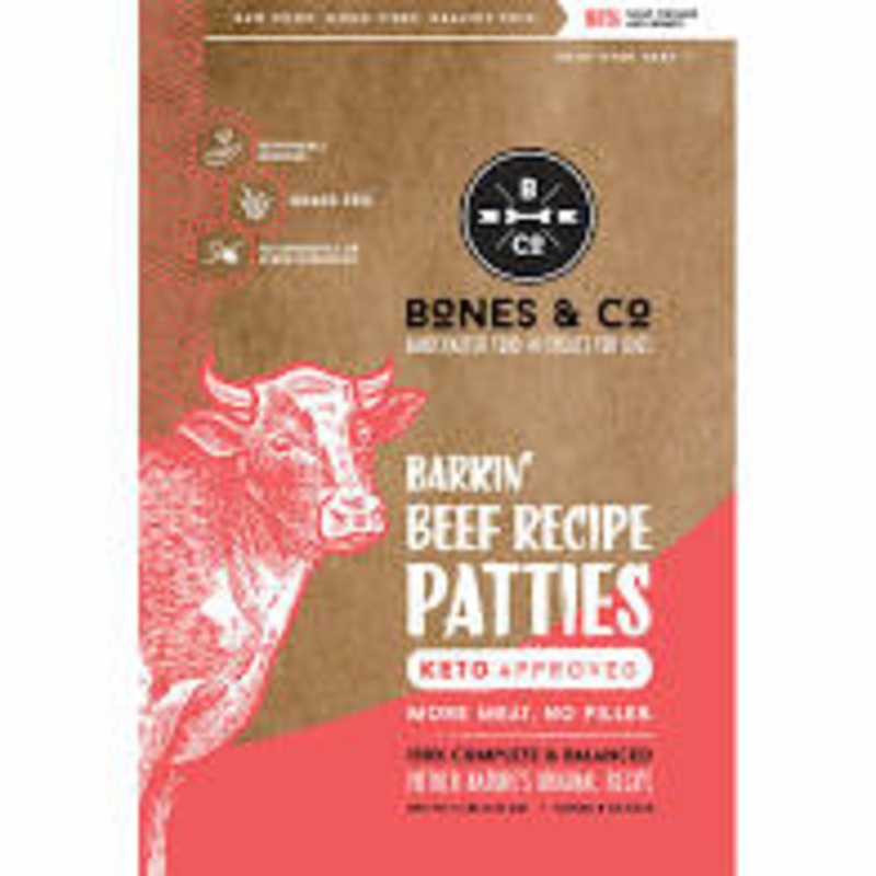 Barkin’ Beef Frozen Raw Dog Food –   (No Shipping)