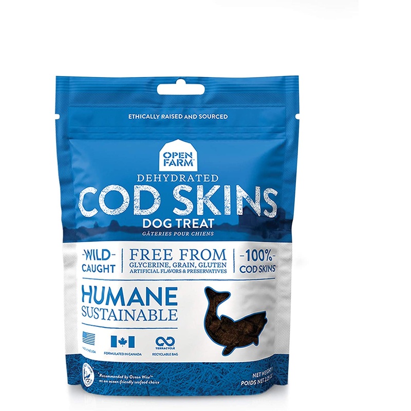 Dehydrated Cod Skin by Open Farm