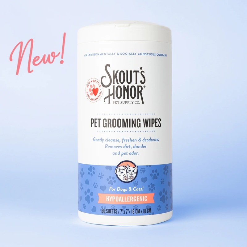 Pet Grooming Wipes for Dogs & Cats