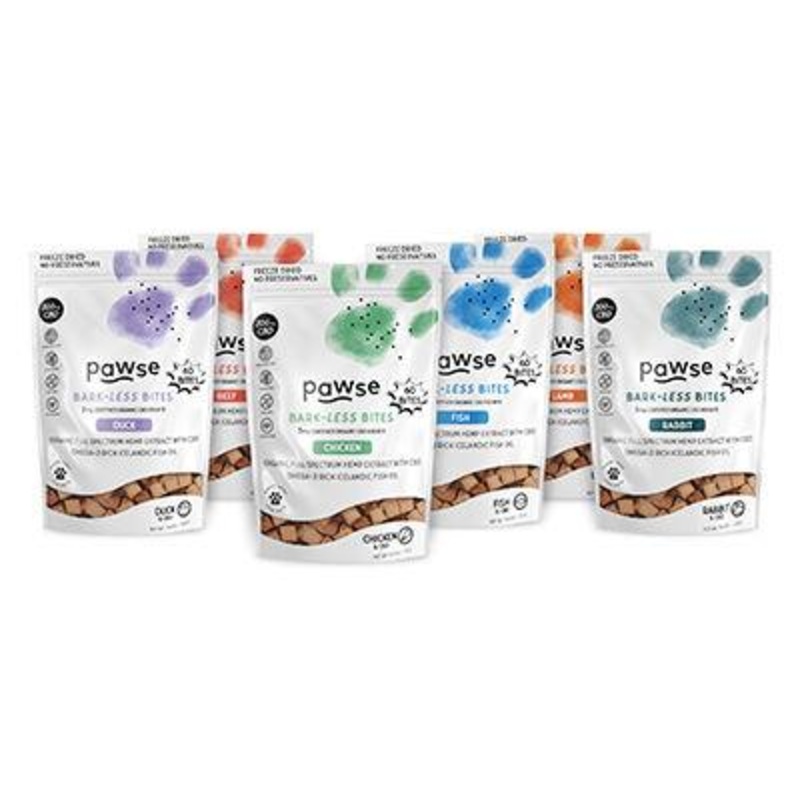 Bark-Less Treats for Dogs|Duck .8oz|Beef .8oz|Chicken .8oz|Lamb .8oz|Rabbit .8oz