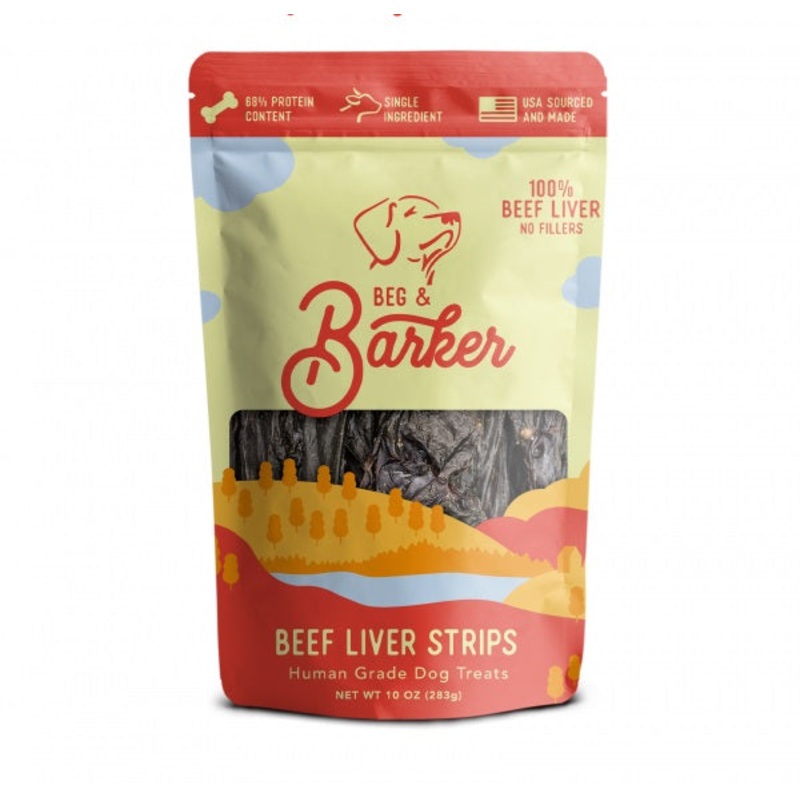 Beef Liver Jerky Strips Dog Treats, 4oz