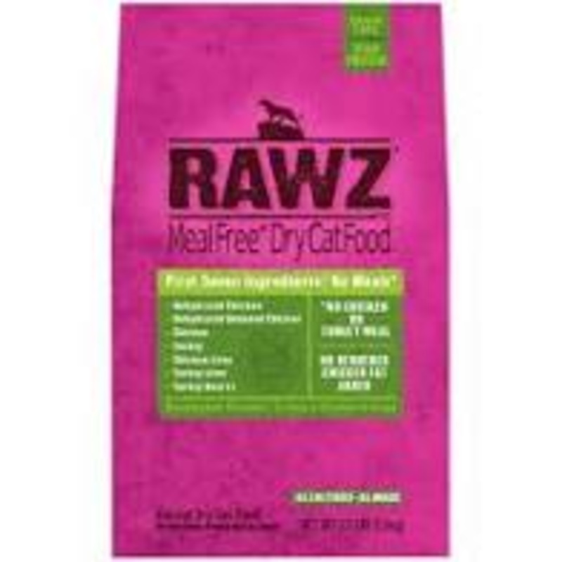 Chicken & Turkey Recipe Dry Cat Food by RAWZ