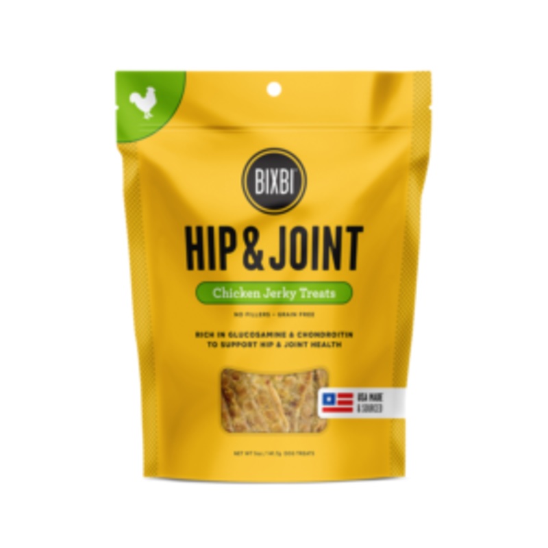 Hip & Joint Chicken Jerky Dog Treats by Bixbi