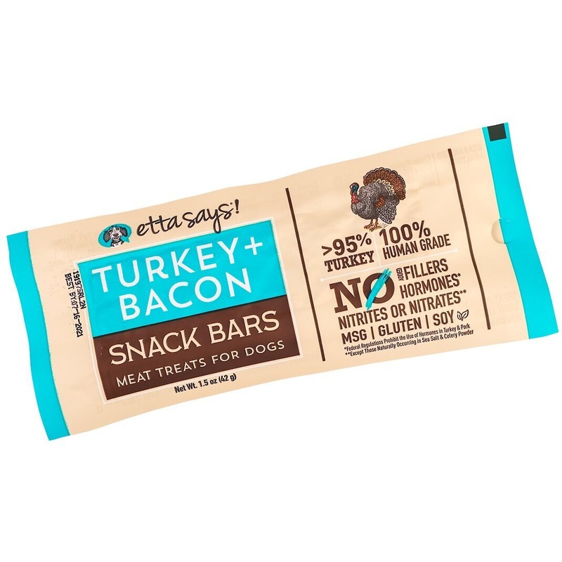 Turkey Bacon Snack Bars for Dogs & Cats by Etta Says!