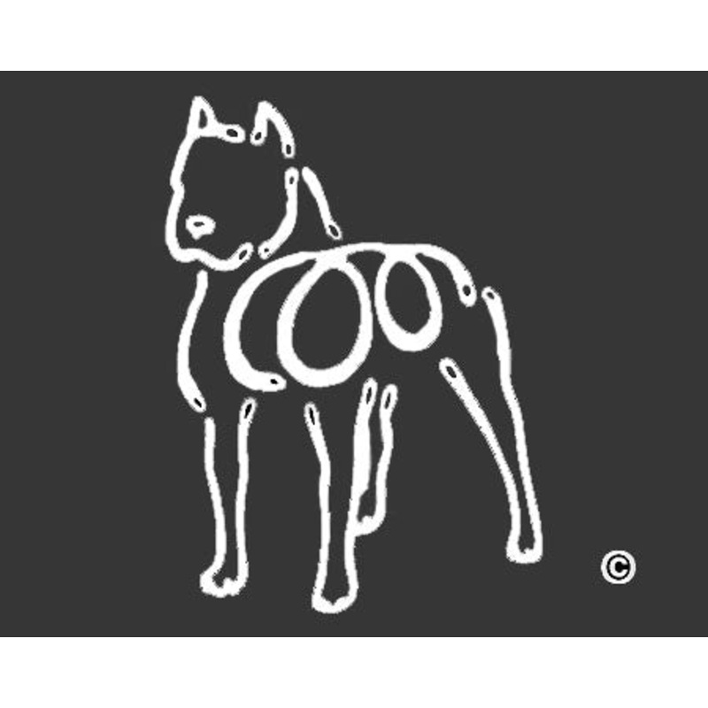 American Bulldog Window Sticker