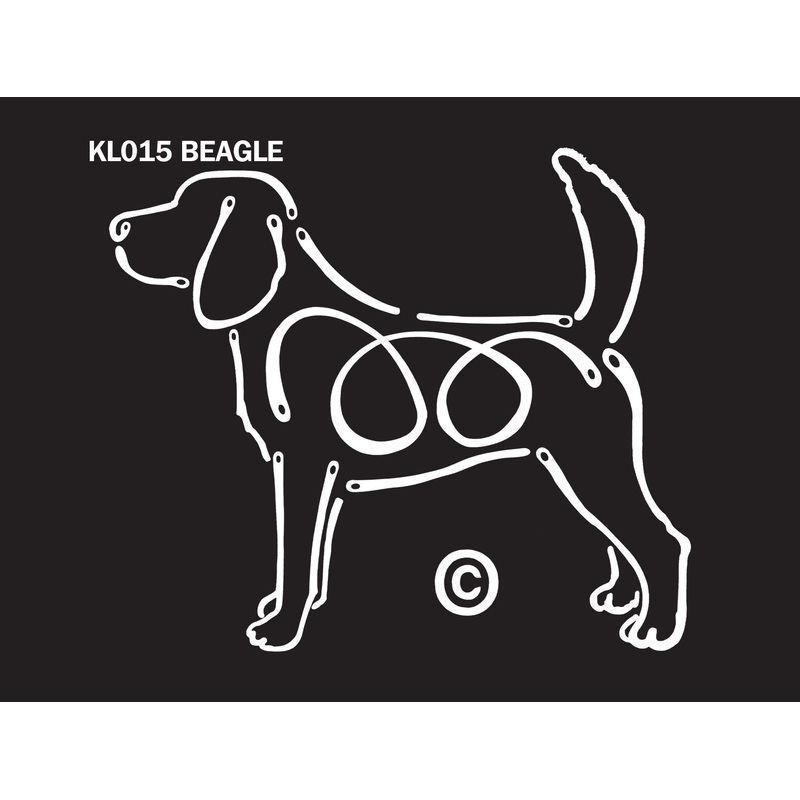 Beagle Dog Window Sticker