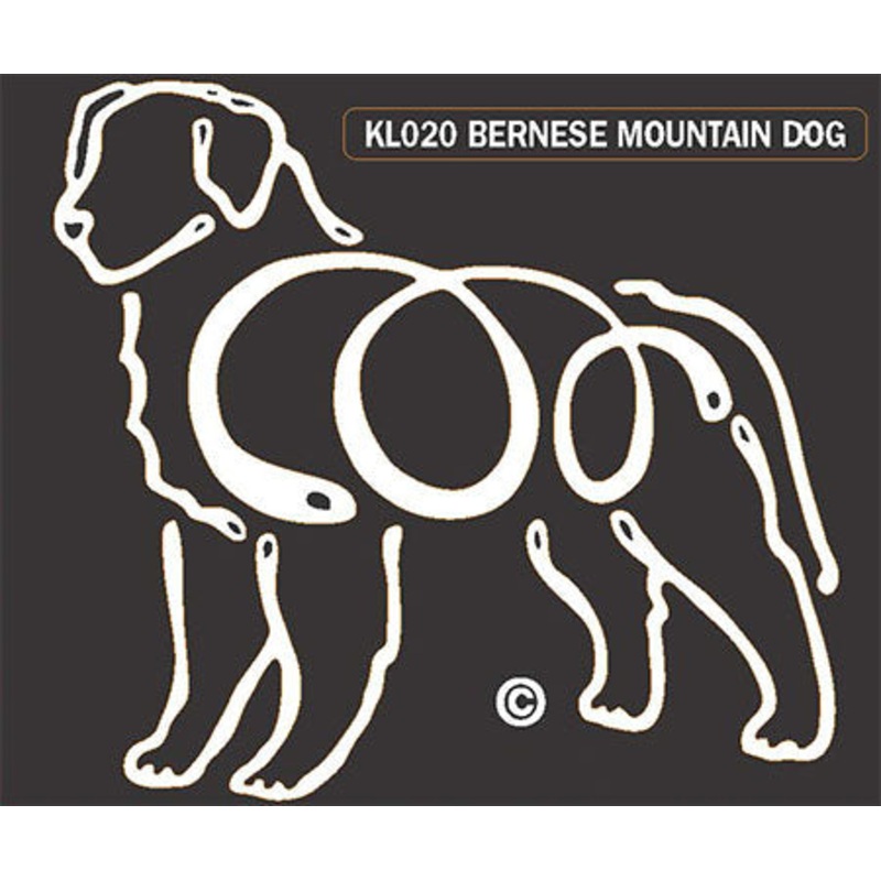Bernese Mtn Dog Window Sticker