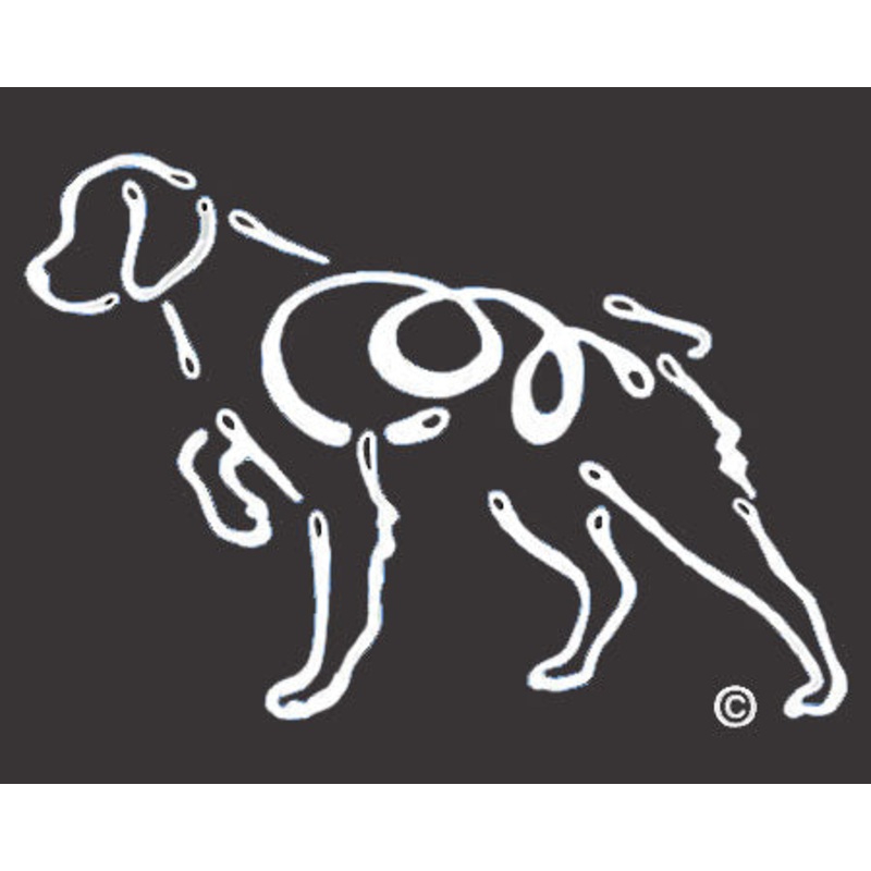 Brittany Dog Window Sticker