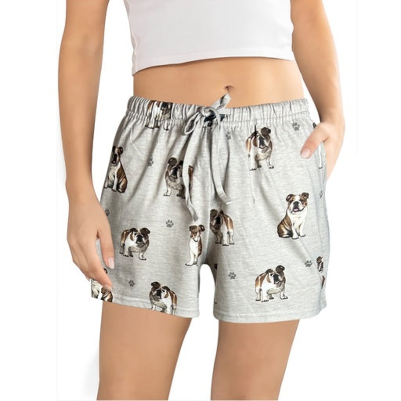 Bulldog Pajama Shorts -Soft!|Small|Medium|Large|XLarge