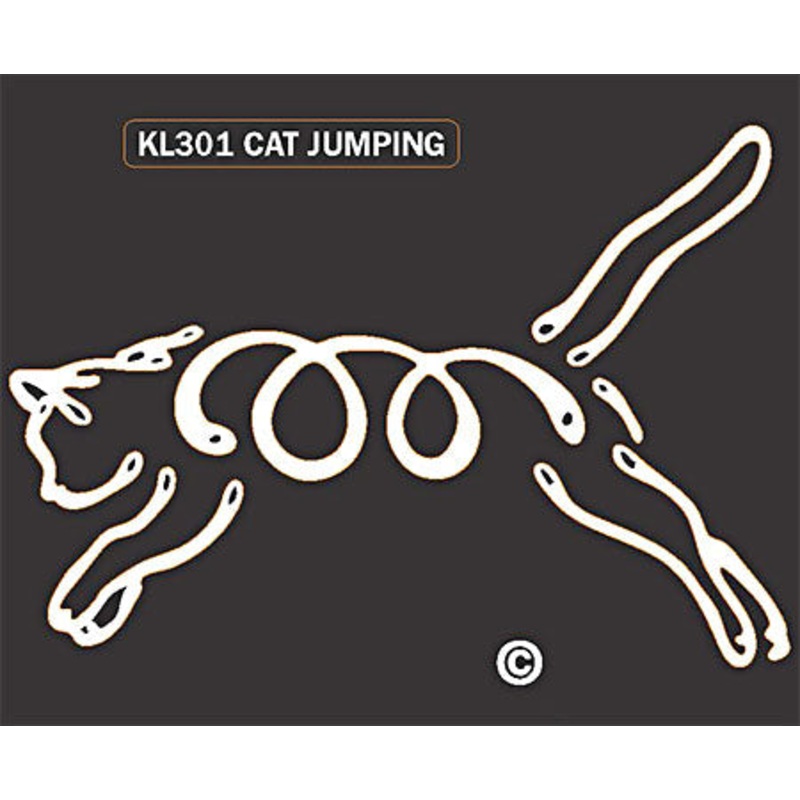 Cat Jumping Window Sticker