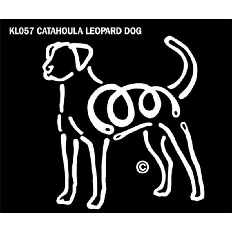 Catahoula Leopard Dog Window Sticker