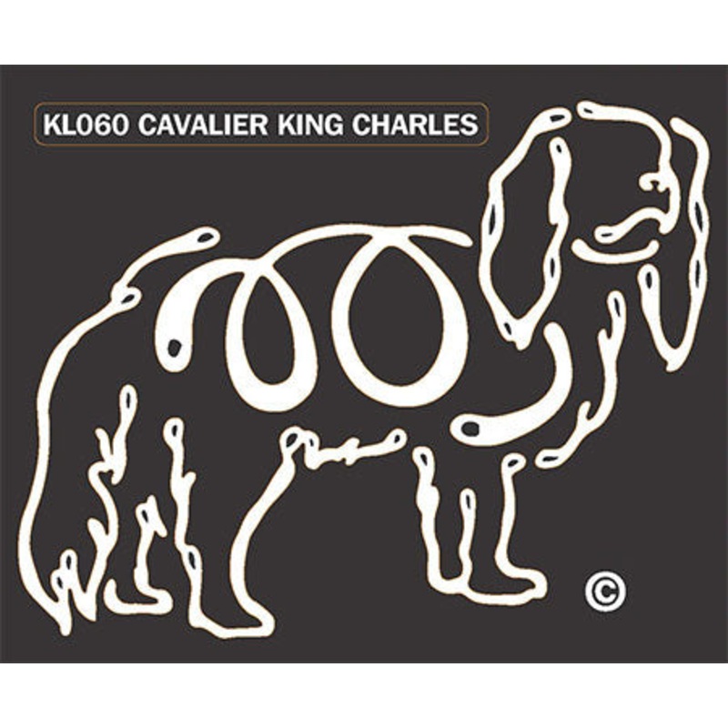Cavalier King Charles Dog Window Sticker