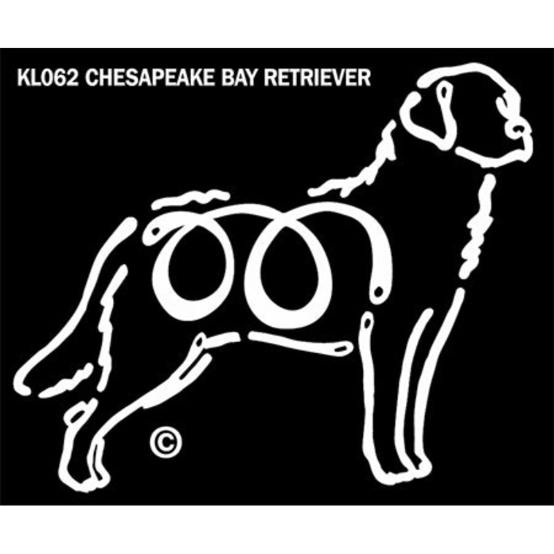 Chesapeake Bay Retriever Dog Window Sticker