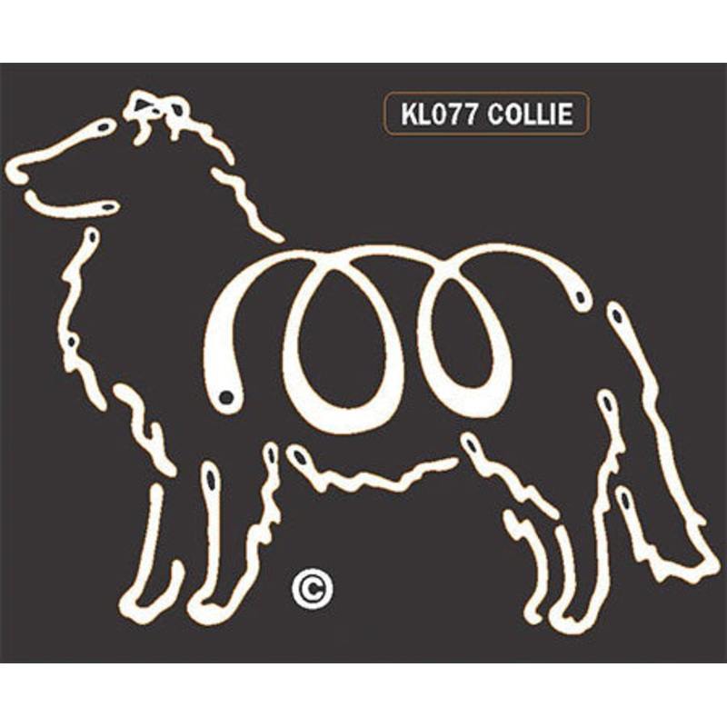 Collie Dog Window Sticker