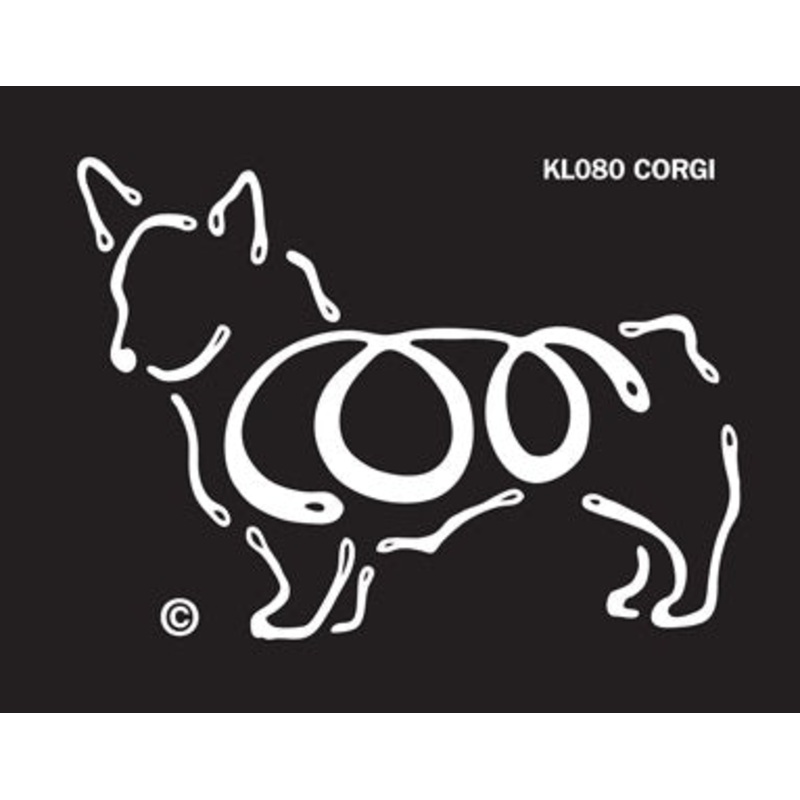 Corgi Dog Window Sticker