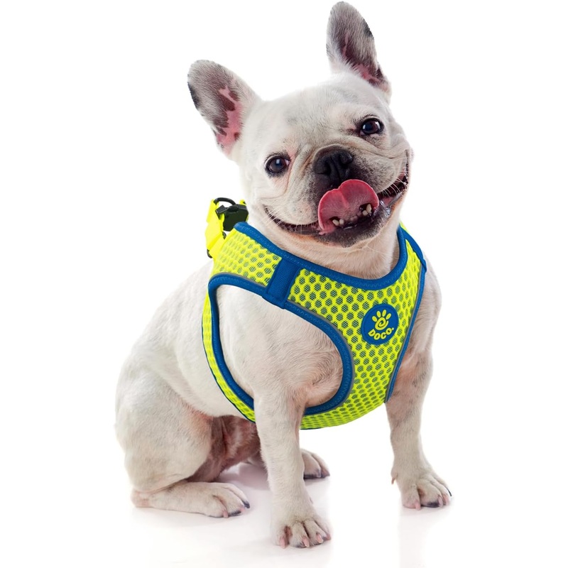 Doco Mesh QUICK FIT Pet Harness, Lime