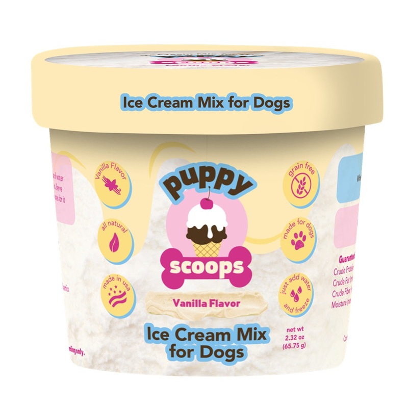 Vanilla Ice Cream Mix for Dogs