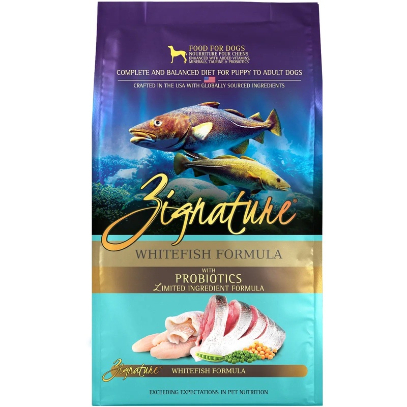 Zignature Whitefish Formula Dog Food – (No shipping)