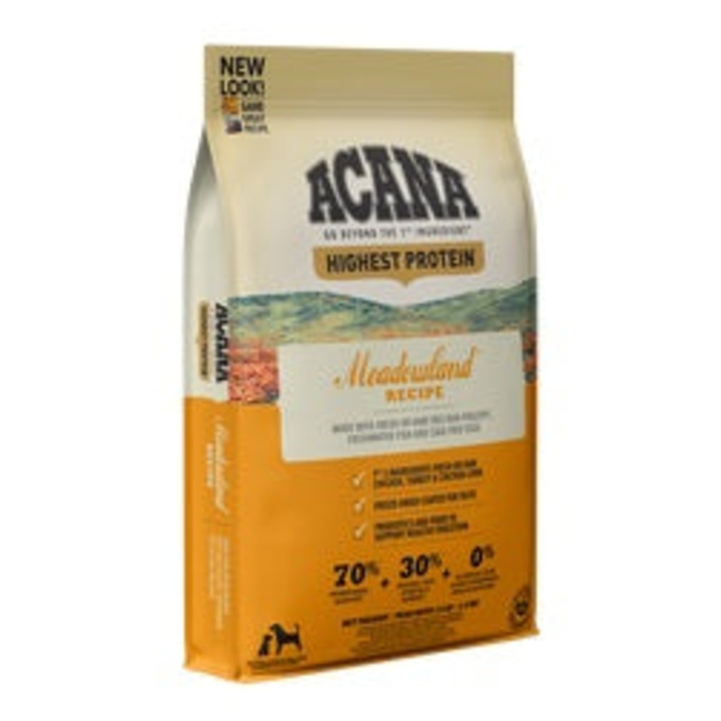 Acana Highest Protein, Meadowland Recipe Dog Food