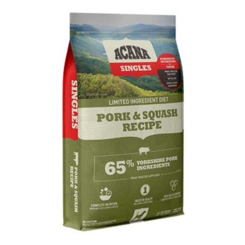 Acana Singles, Pork & Squash Recipe Dog Food
