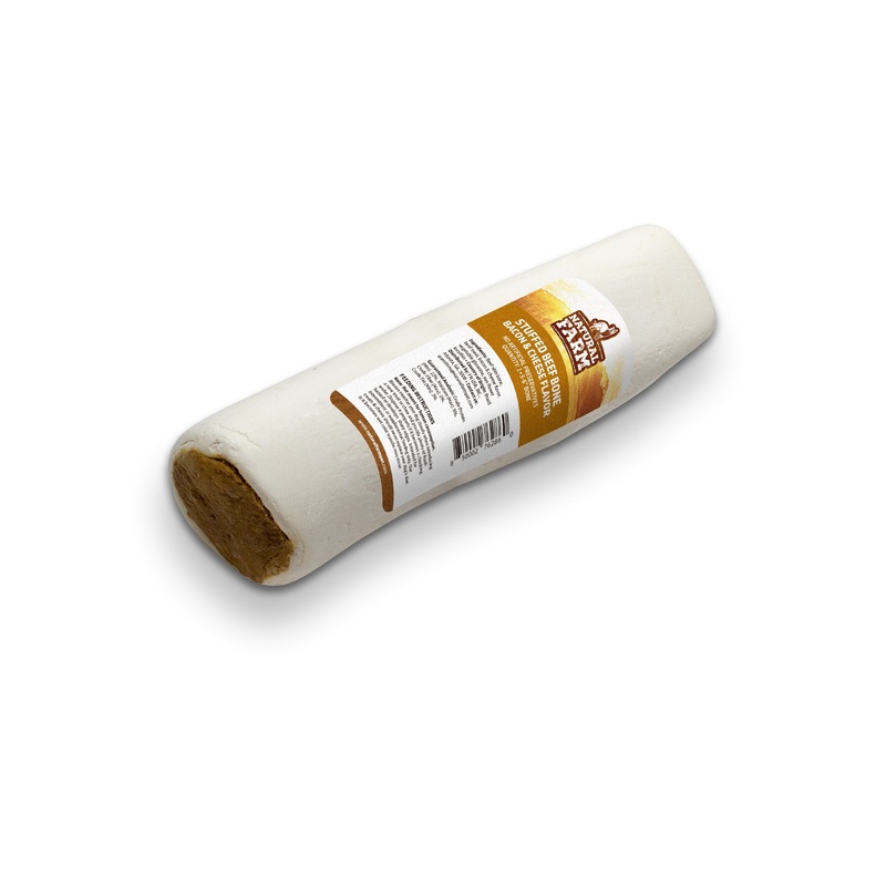 Bacon & Cheese Flavor Filled Dog Bone by Natural Farm