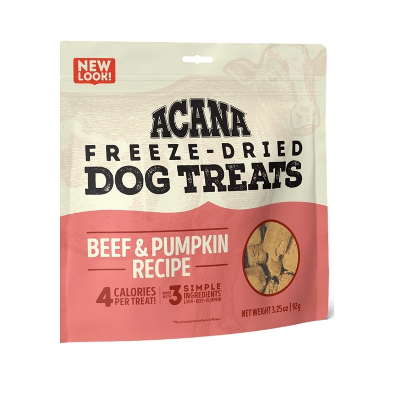 Beef & Pumpkin Freeze-Dried Dog Treats