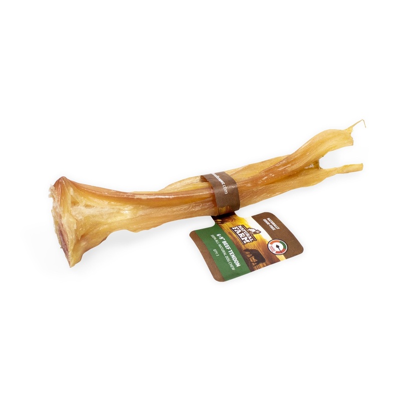 Beef Tendon 6-9 Dog Treat by Natural Farm