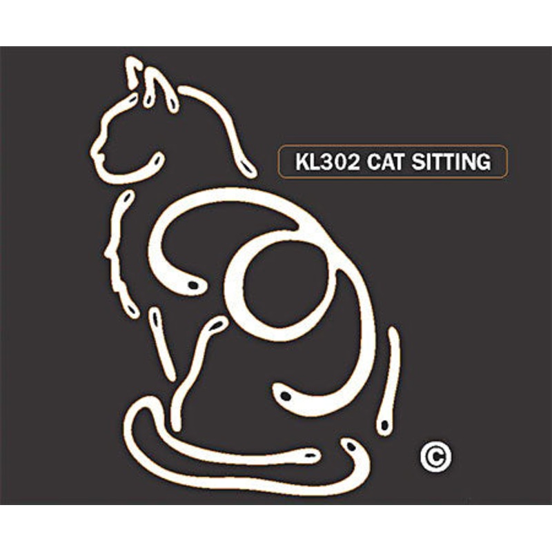 Cat Sitting Window Sticker