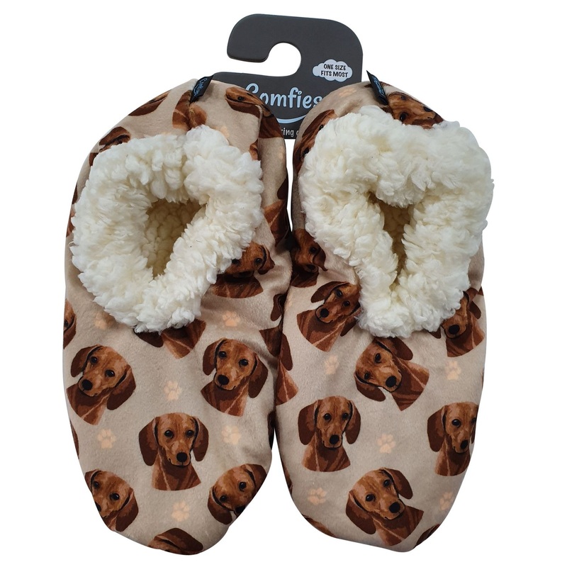 Dachshund (Red) Slippers – Comfies