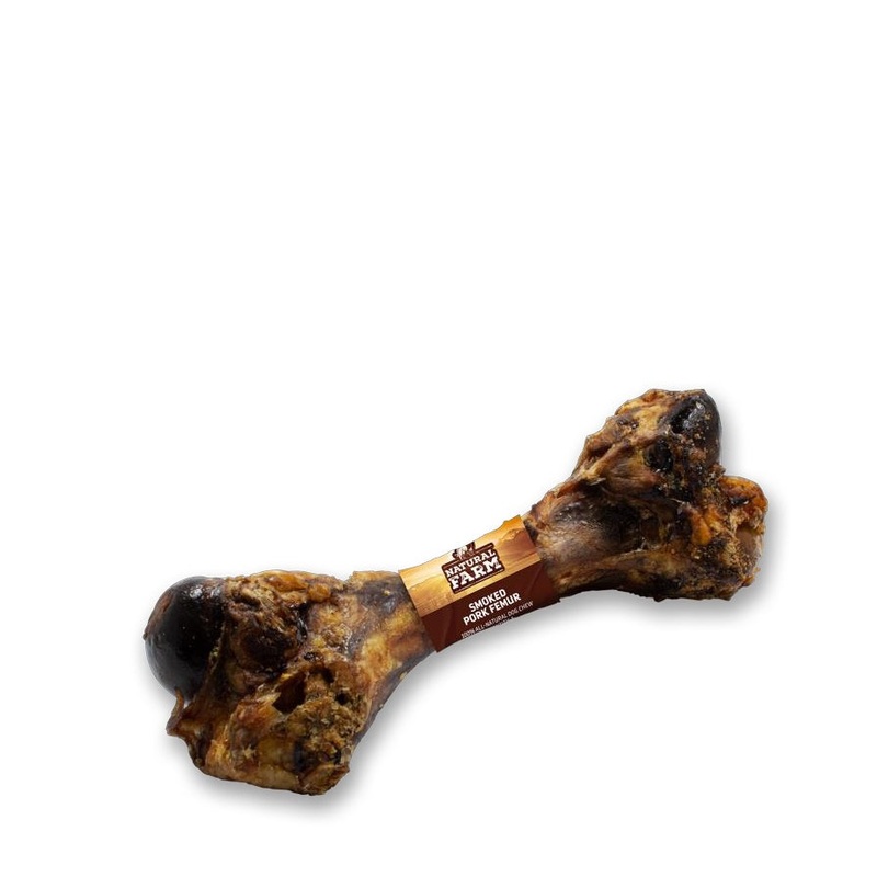 Smoked Pork Femur Dog Treat by Natural Farm