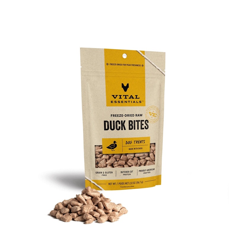 Duck Bites Dog Treats by Vital Essentials -Freeze Dried